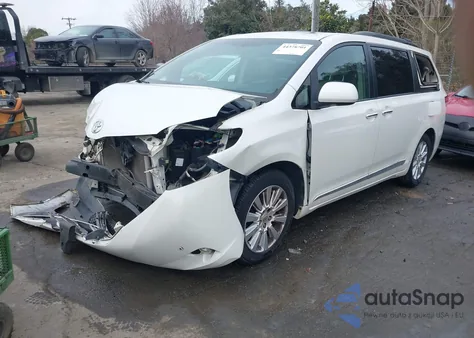 2012 Toyota Sienna Limited 7 Passenger из США, поврежденный, VIN 5TDDK3DC6CS033023